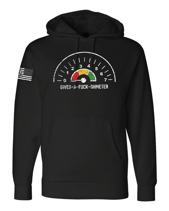 MTR Defense Gives a Fuck Independent Brand Heavy Cotton Black Multicam Hoodie