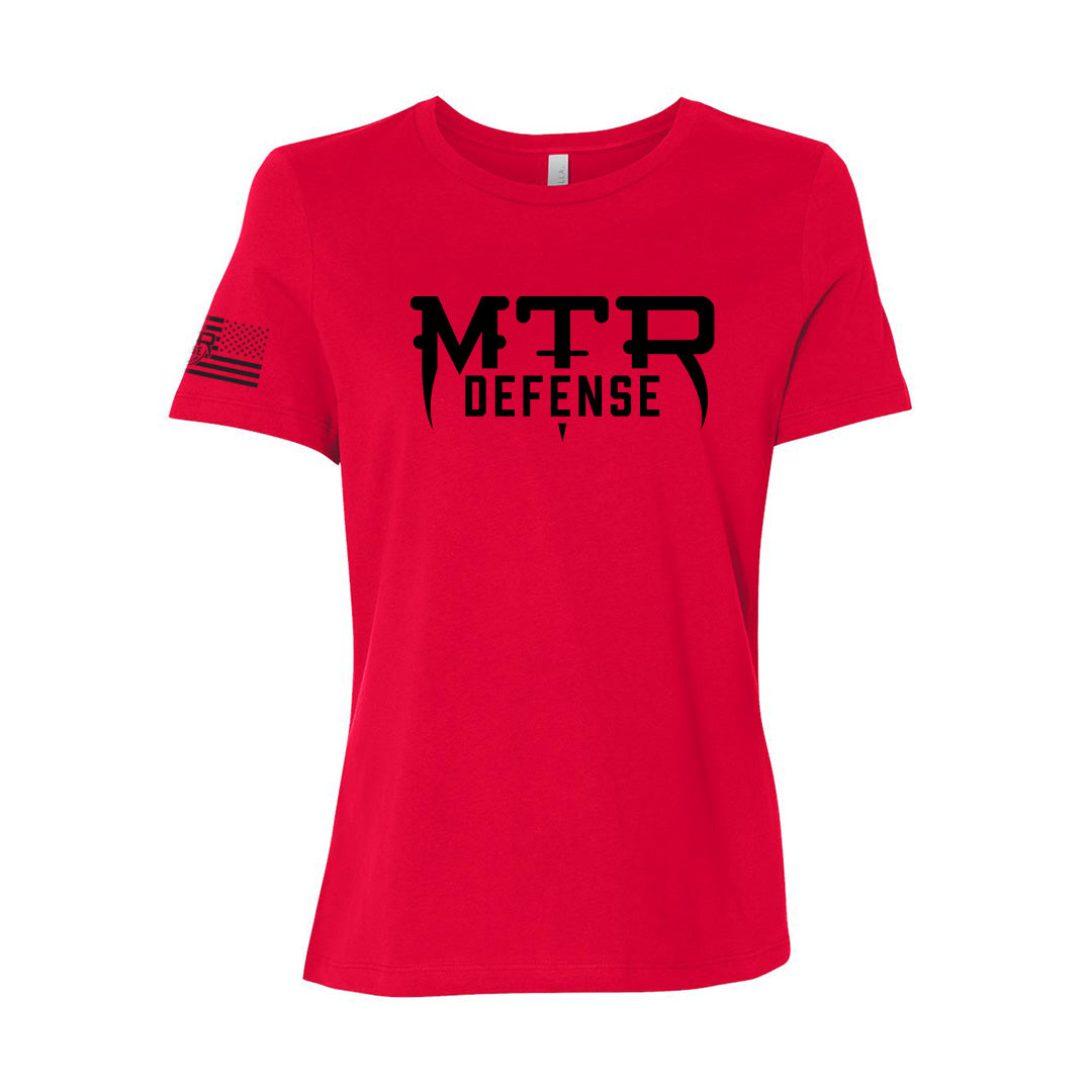 MTR Defense® Ladies Cut Bella Canvas MTR Logo Tshirts