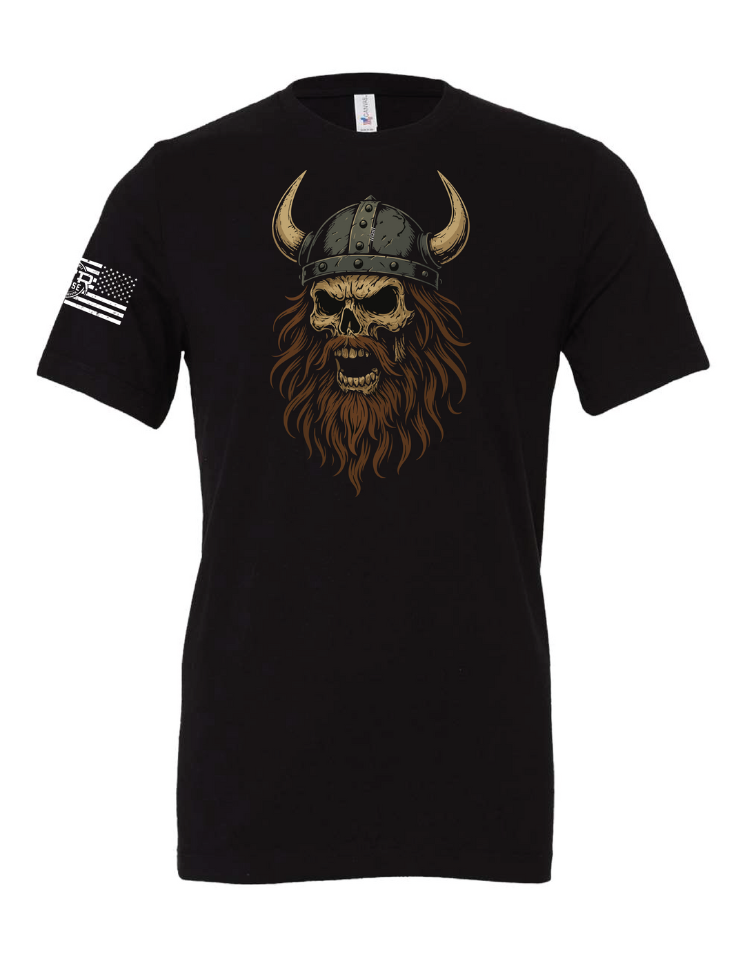 MTR Defense Viking Warrior Skull Bella Canvas T-shirt