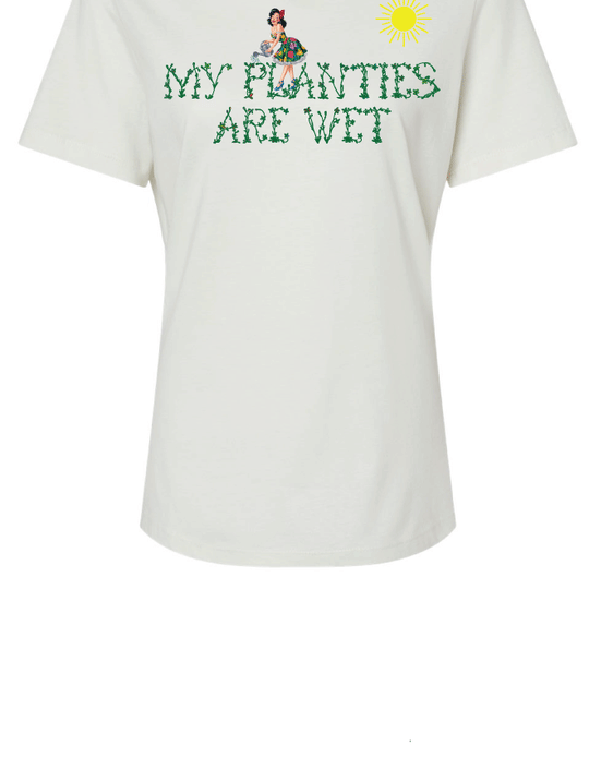 Henderson Haven Planties are wet Ladies Cut Bella Canvas T shirt